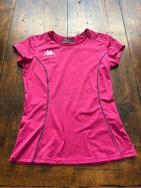 Kappa Hot Pink Crew Neck Sport Tee